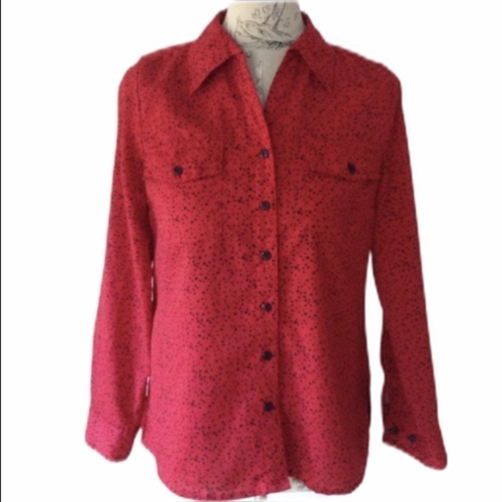Kim Rogers Red Polka Dot Blouse MP